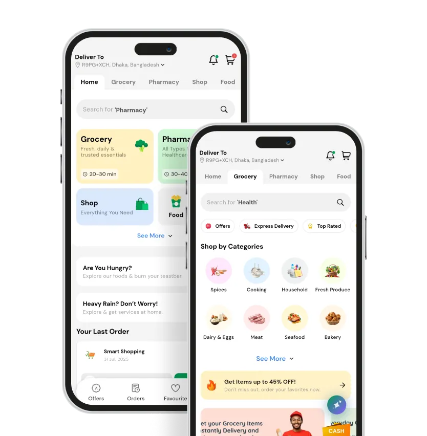 6amMart Grocery Solution Customer App