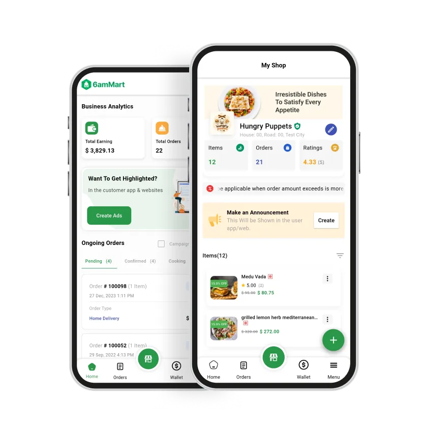 6amMart Grocery Solution Vendor App