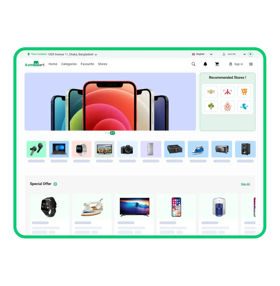 Electronic Marketplace Website
