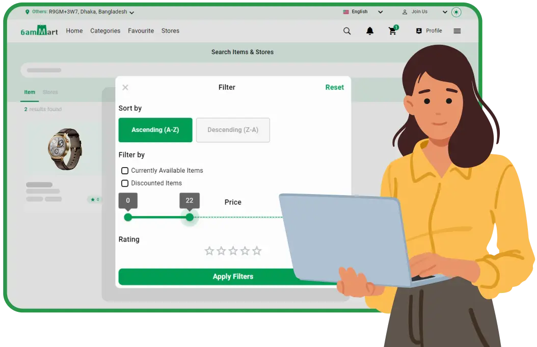 Search & Filtration in Electronic Marketplace Platform