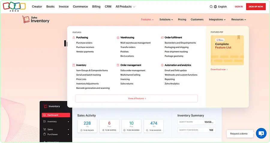 Zoho Inventory