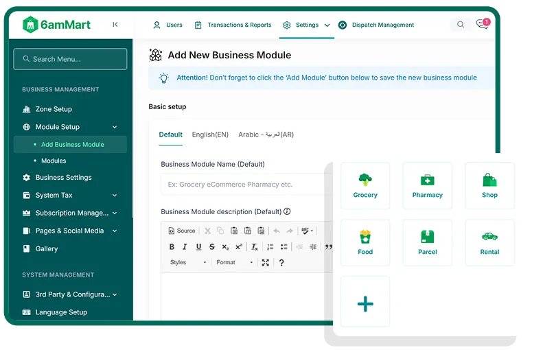Add Custom Modules Anytime