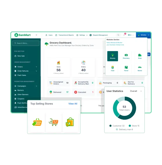 Quick Commerce Admin Panel