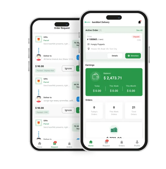 Quick Commerce Deliveryman App
