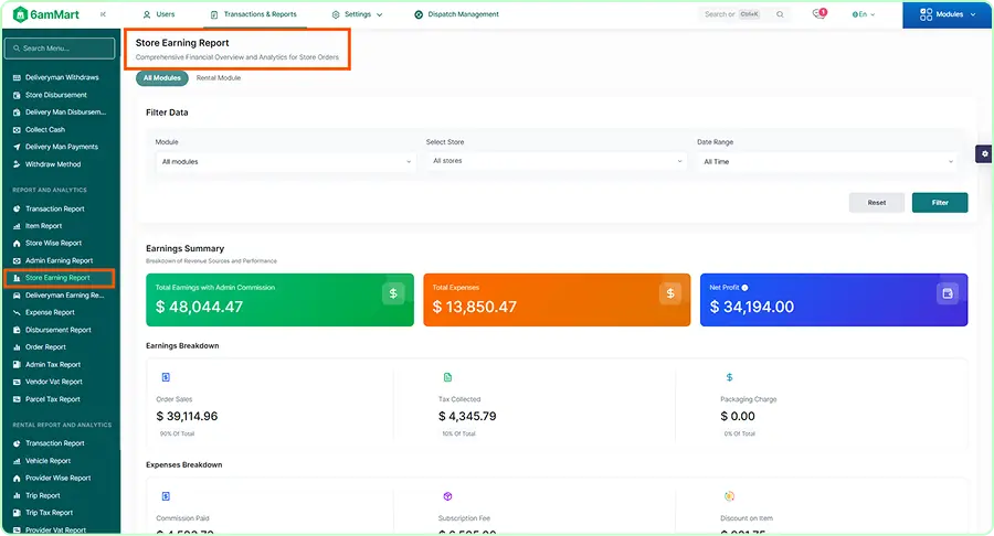5-store-earning&expense-report
