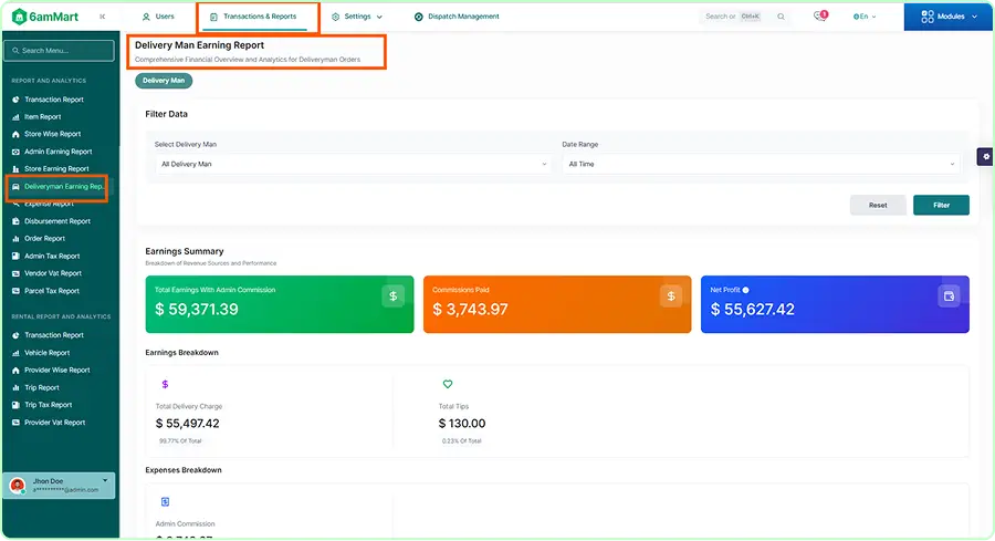 6-deliveryman-earning&expense-report