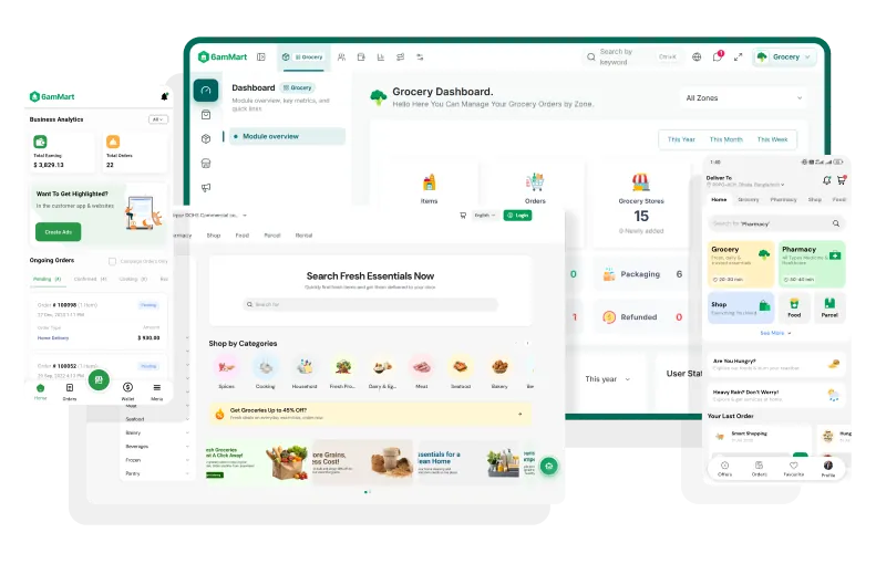 Essential Panels for MVP Marketplace Platform