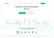 Sales Landing Page Screen